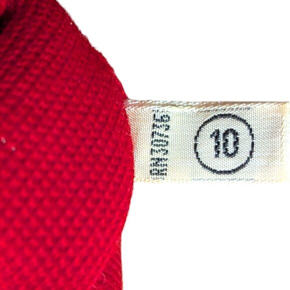 VTG GiBi Roma Italy Women's Size 10 Red 100% Wool Knitted Double-Breasted Jacket - Picture 8 of 8